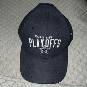 2016 NFL Playoffs Cowboys cap blue hat Velcro adjustable New Era 9Forty